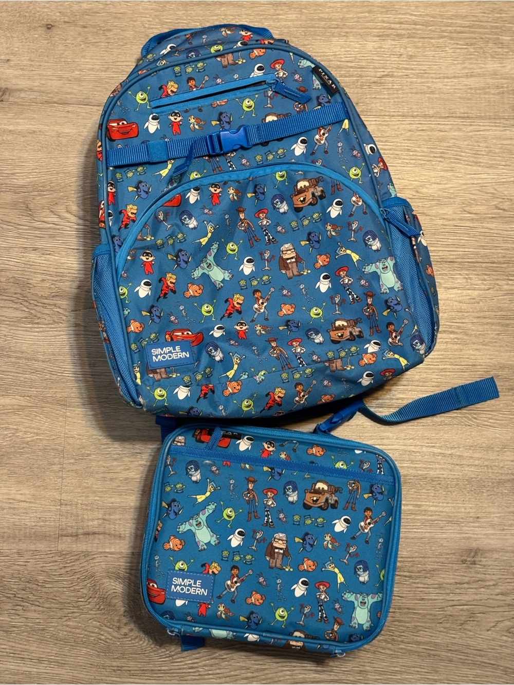 Simple Modern Disney Pixar Kids Backpack Girls, Boys | 12L + Lunch Box